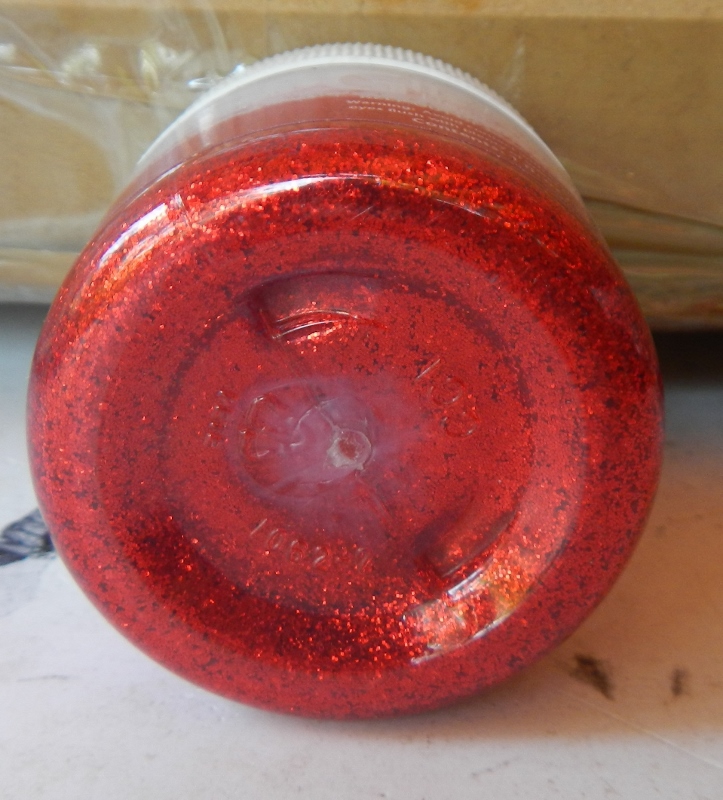 Angelus Glitterite Ruby Red